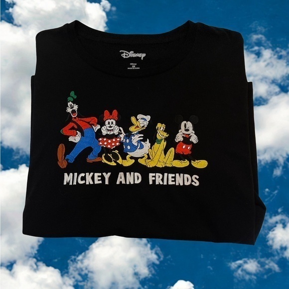 Disney Tops - Disney Embroidered Mickey and Friends Tee